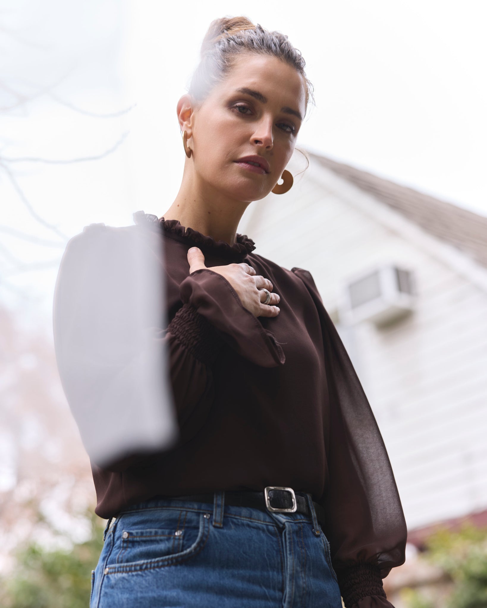 Blusa Victorian Brown