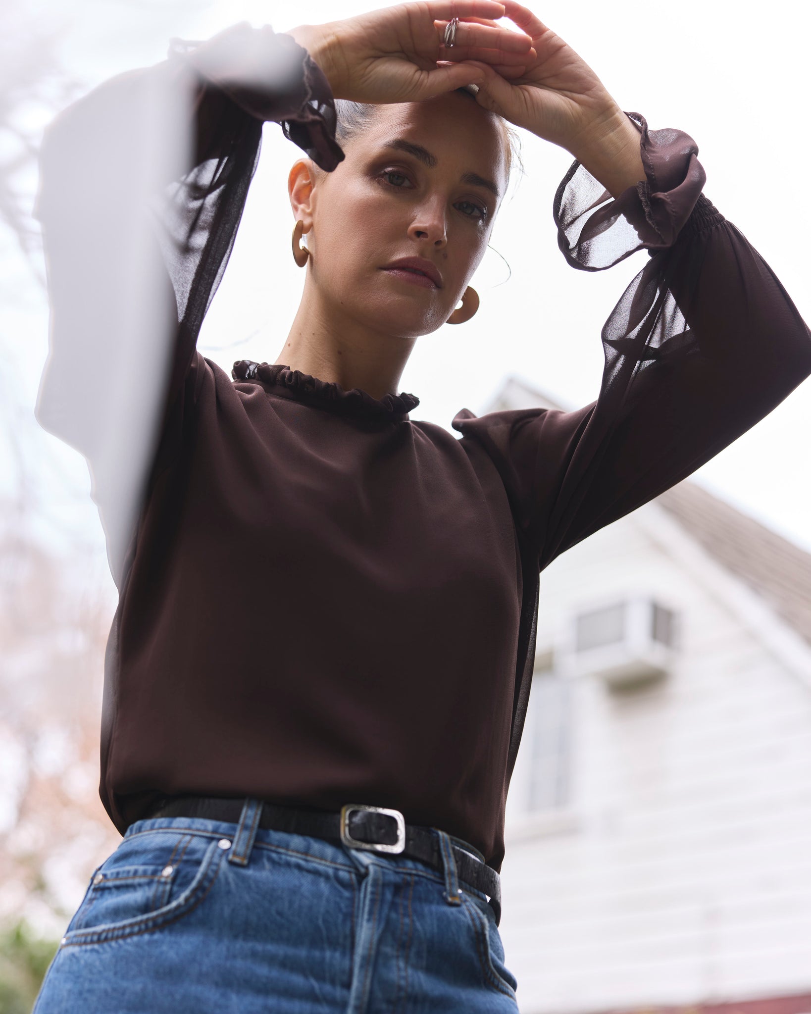 Blusa Victorian Brown